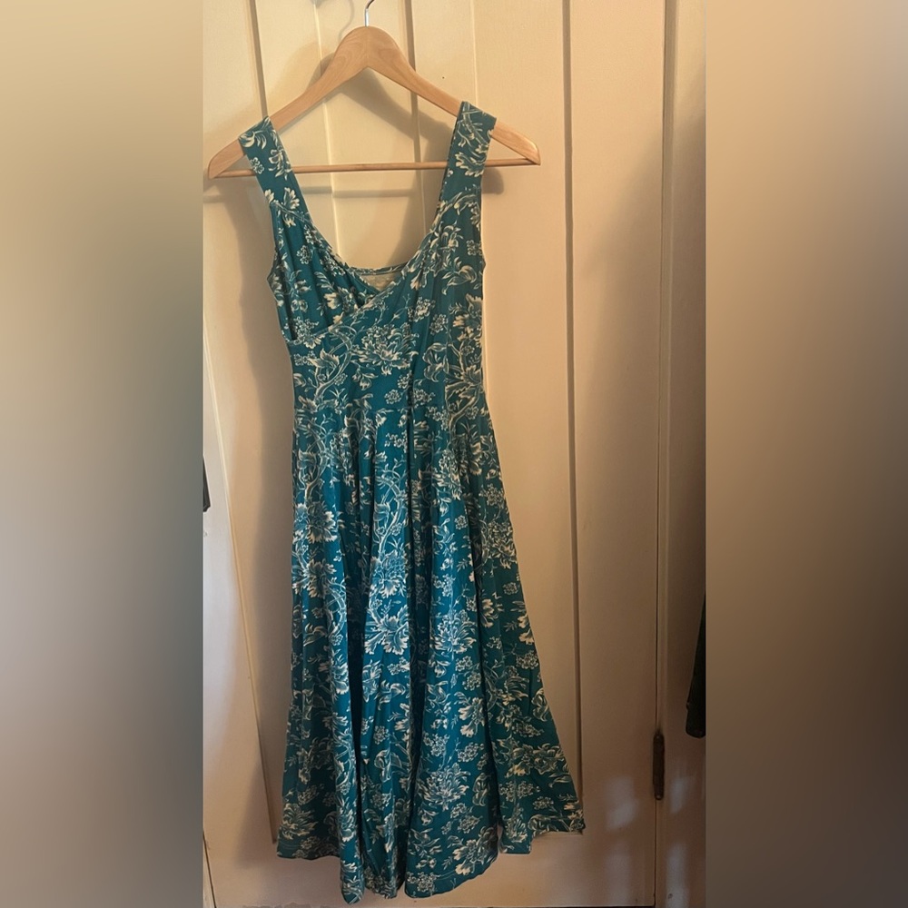 Effie's Heart Blue Sleeveless Maxi Sundress